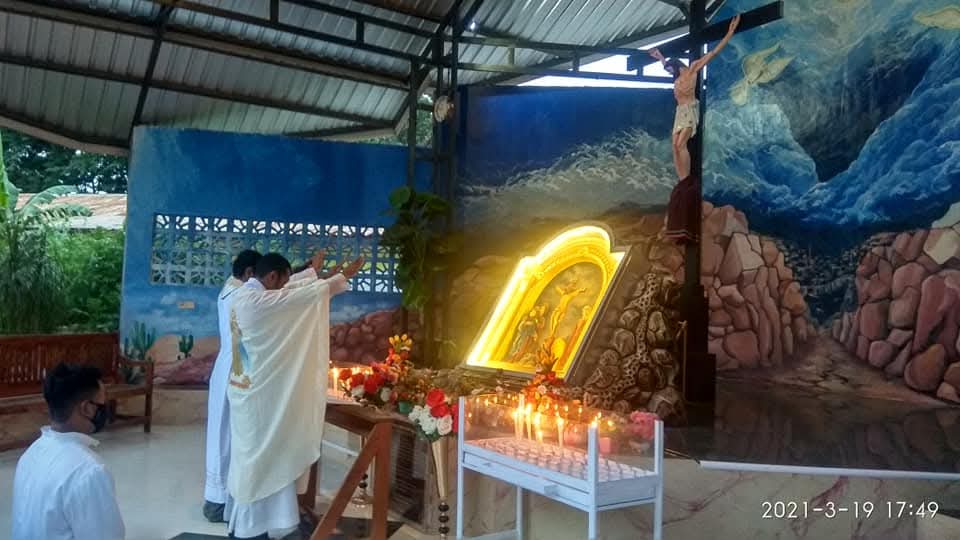 Pengresmian Taman Doa Yang Di Bangun Ulang